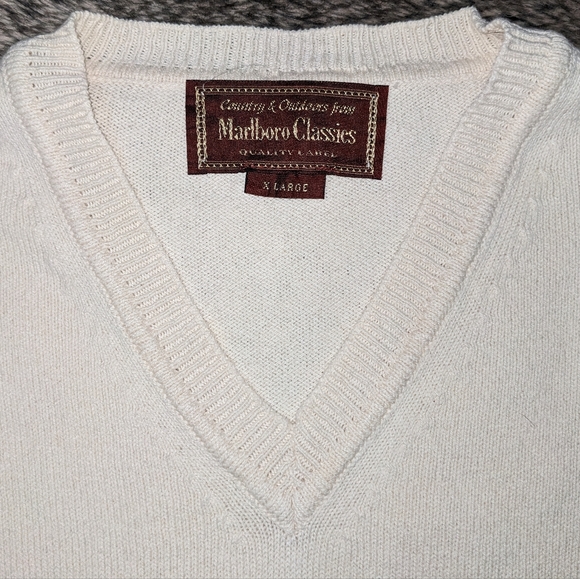 Country & Outdoors From Marlboro Classics Vintage Knit Sweater Men's XL - Picture 4 of 7